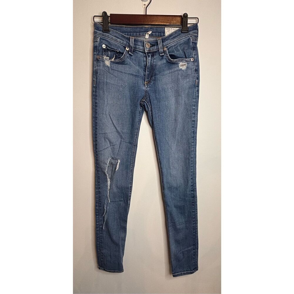 Rag & Bone EUC Kensington destroyed skinny jeans Size 00